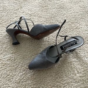 Silver heels